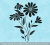 Wildflower Daisy Wall Decal | Modern Floral Vinyl Wall Sticker | Wall Decor Plus More