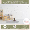 Neutral Polka Dot Wall Decal Stickers for Nursery Laundry Room Office standards