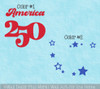 America 250 Patriotic Car Decal | Vinyl Truck Window Sticker 2 color