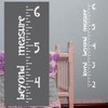 Wall Height Ruler Chart Love Beyond Measure Nursery Decor Decals-Matte White