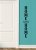 Wall Decal Sticker Home Sweet Home Vertical Decor Vinyl Art Lettering-Black