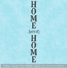 Wall Decal Sticker Home Sweet Home Vertical Decor Vinyl Art Lettering