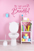 Be Your Own Kind Of Beautiful Girls Inspirational Wall Stickers Vinyl Decals Hot Pink