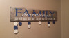 Family Birthdays Board with Vinyl Stickers DIY Project White Deep Blue