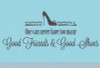 Never Have Too Many Good Friends and Shoes Wall Decal Quote