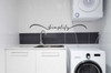 Simplify Inspirational Wall Decal Quote Vinyl Sticker Lettering-Black