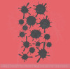 Large Splatter Vinyl Wall Decal Stickers