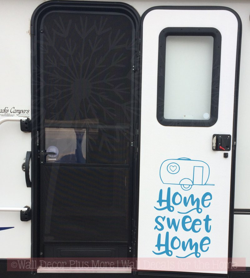 Happy Camper Home Sweet Home RV Camper Van Ornament 3.75 in