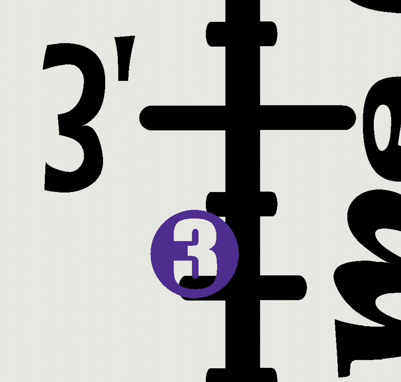 Numbers 5 to 9 - Orange | Sticker