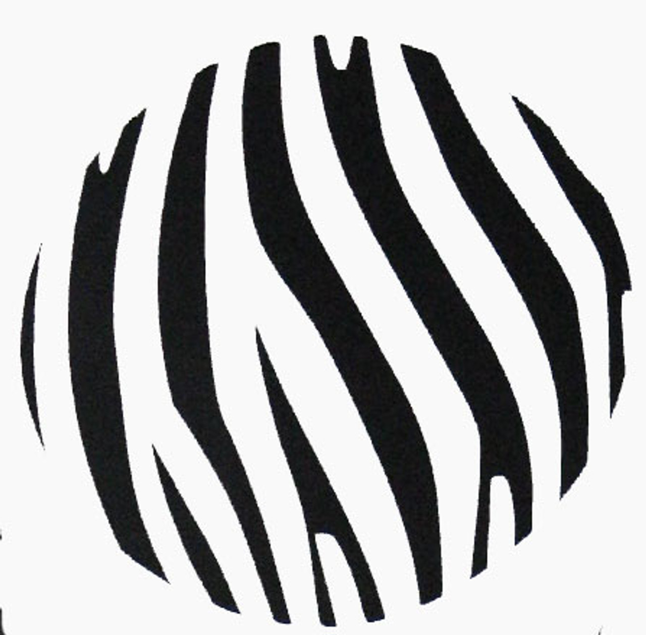 Zebra-Print Dots Wall Decal Stickers, 8pc, Large