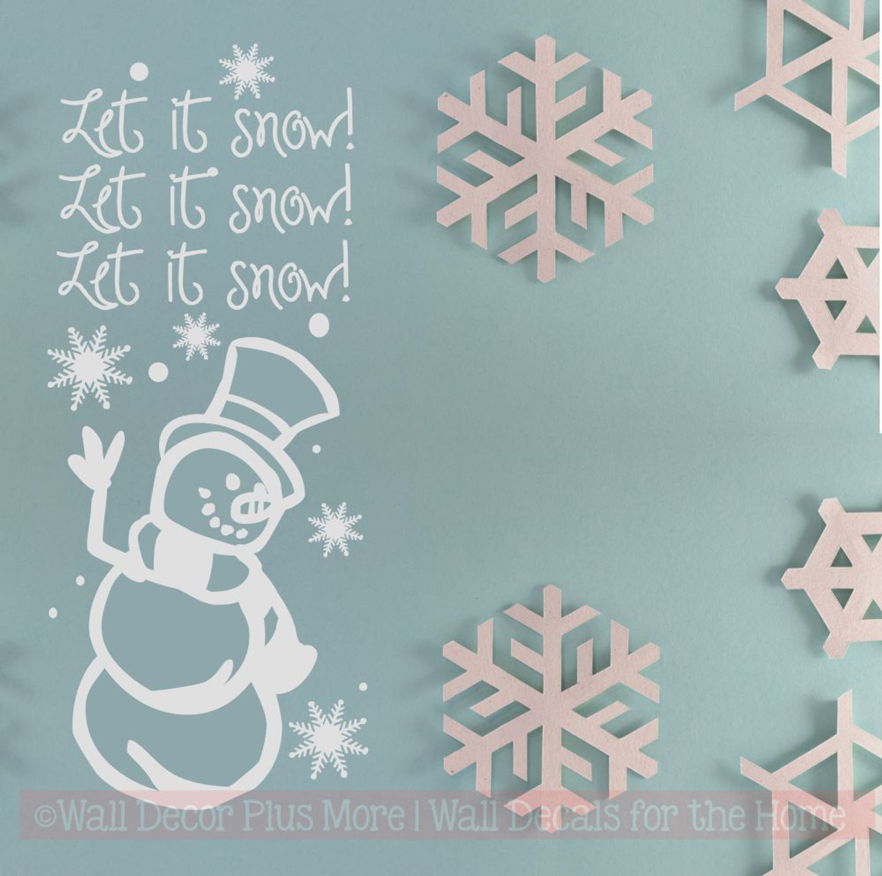 Let It Snow Stickers