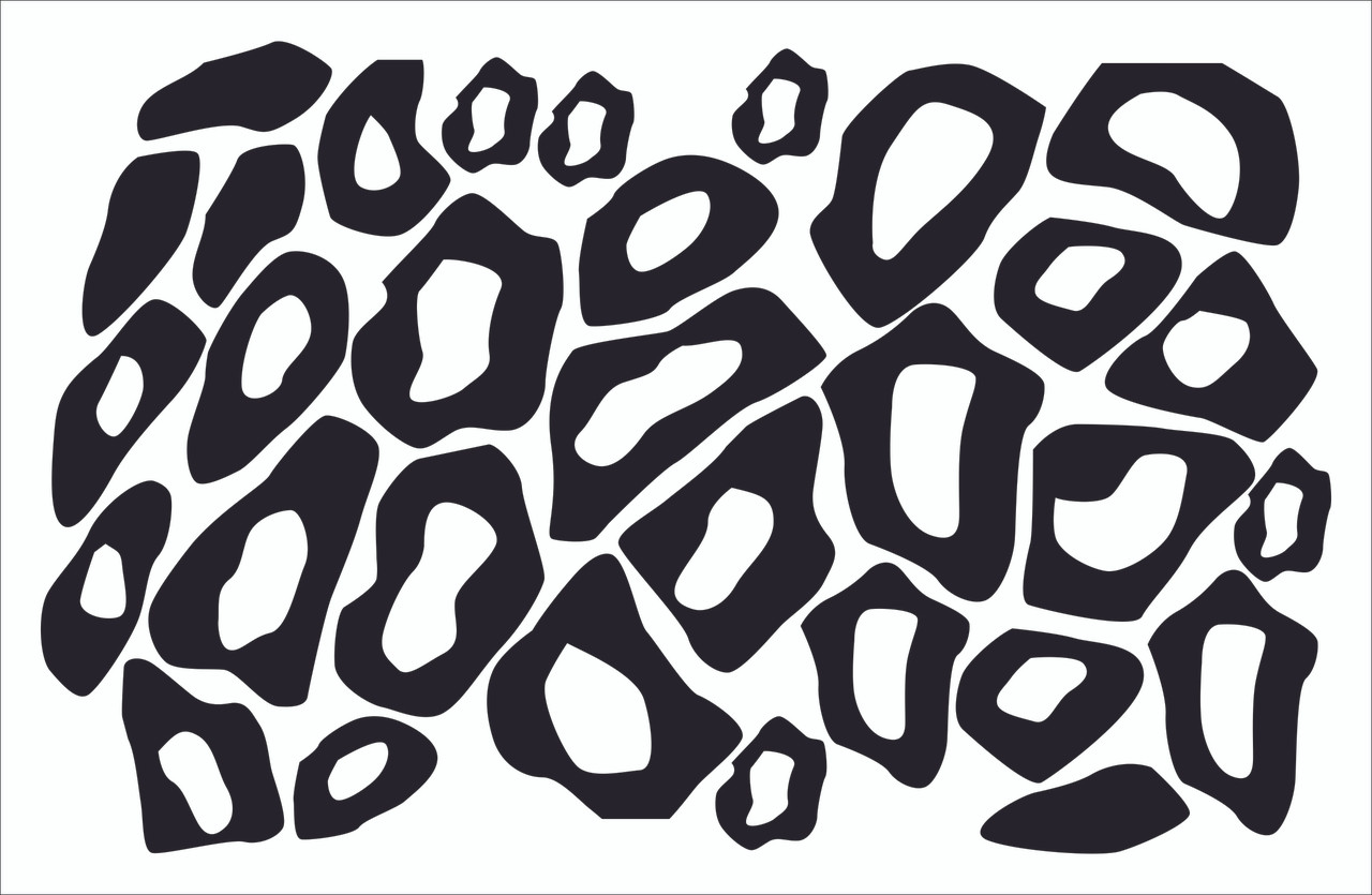 Leopard Print Or Cheetah Wall Stickers Vinyl Decal Jungle Theme