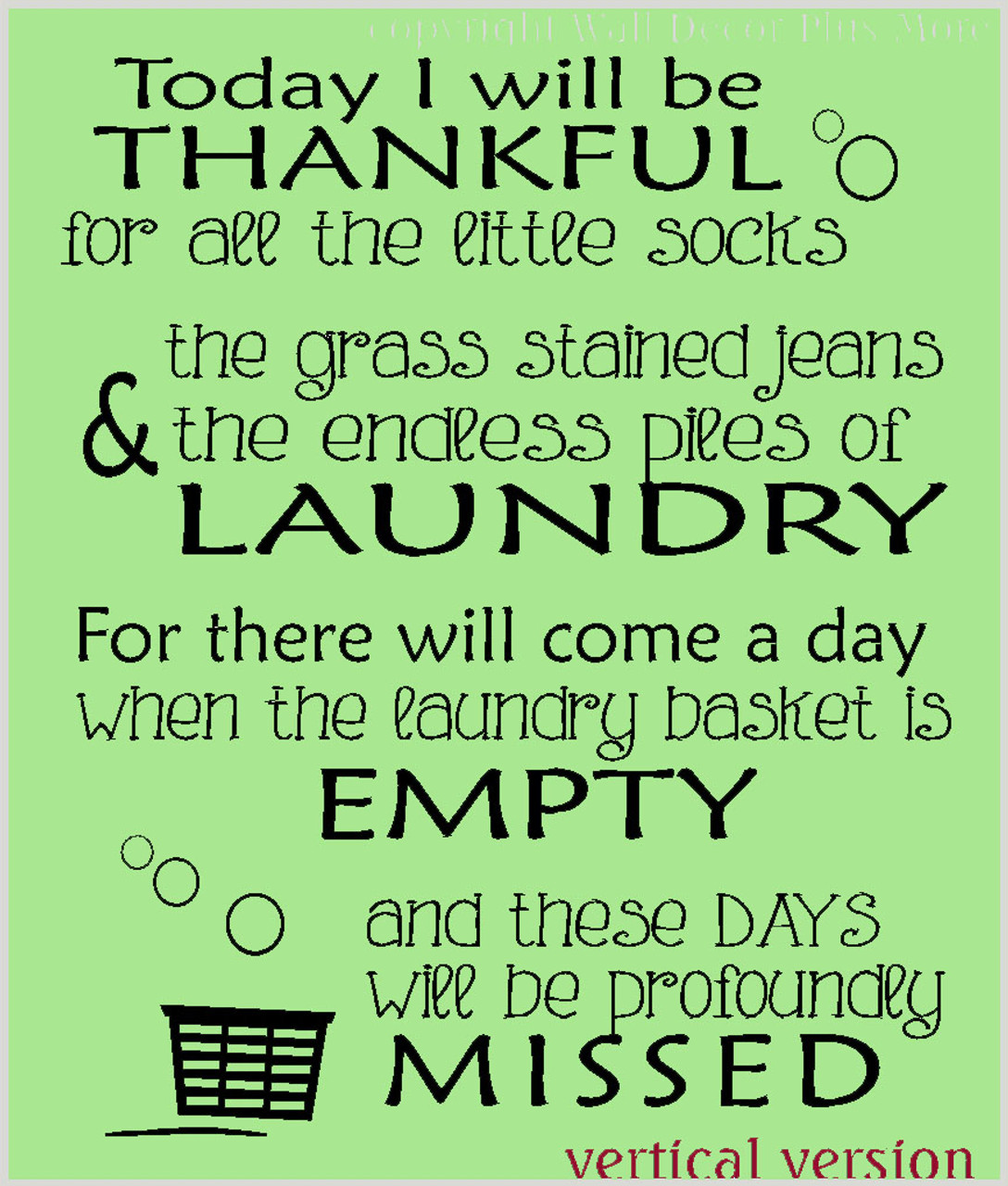 Thankful For Socks Jeans And Piles Of Laundry Wall Decal Stickers For Thankful For Socks Jeans And Piles Of Laundry Wall Decal Stickers For