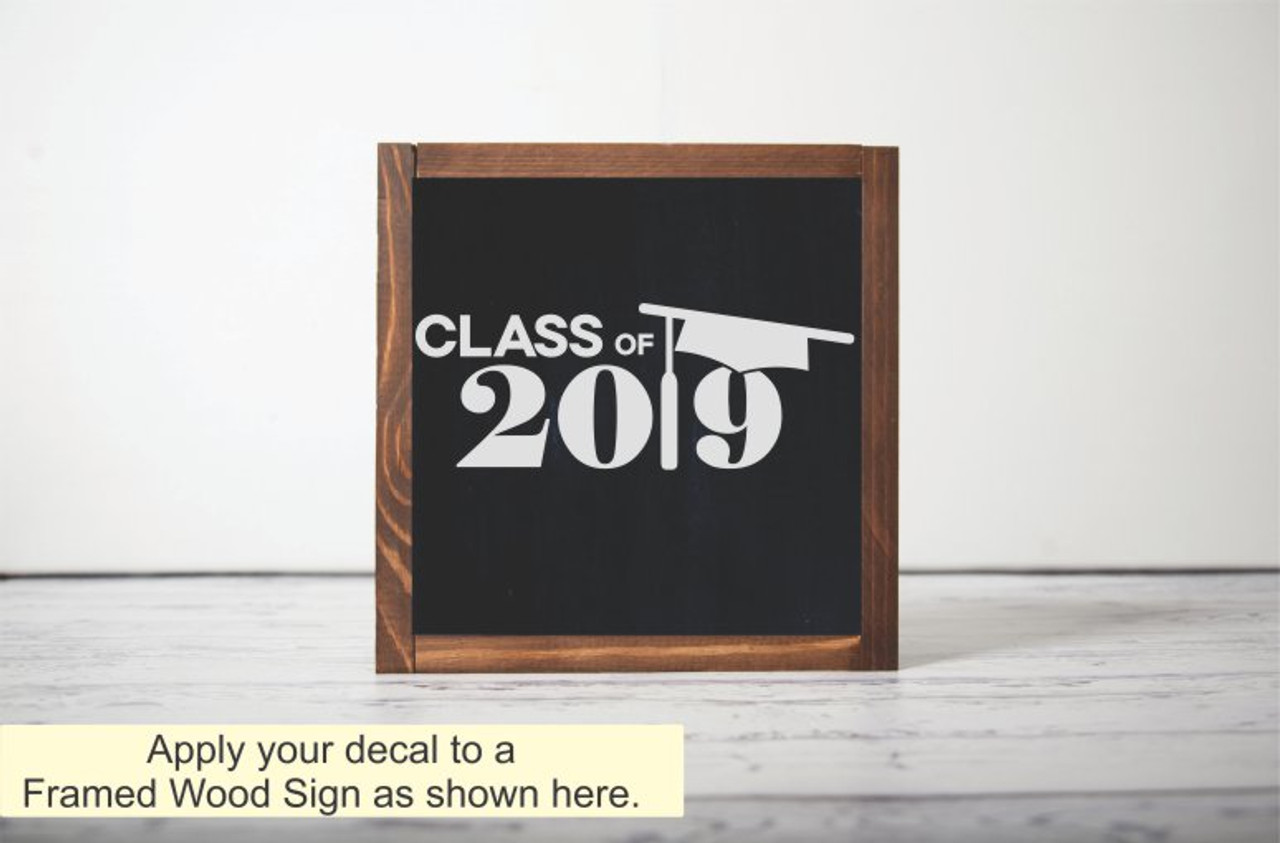 Class of 2019 Wall Vinyl Decals Sticker Decor with ...