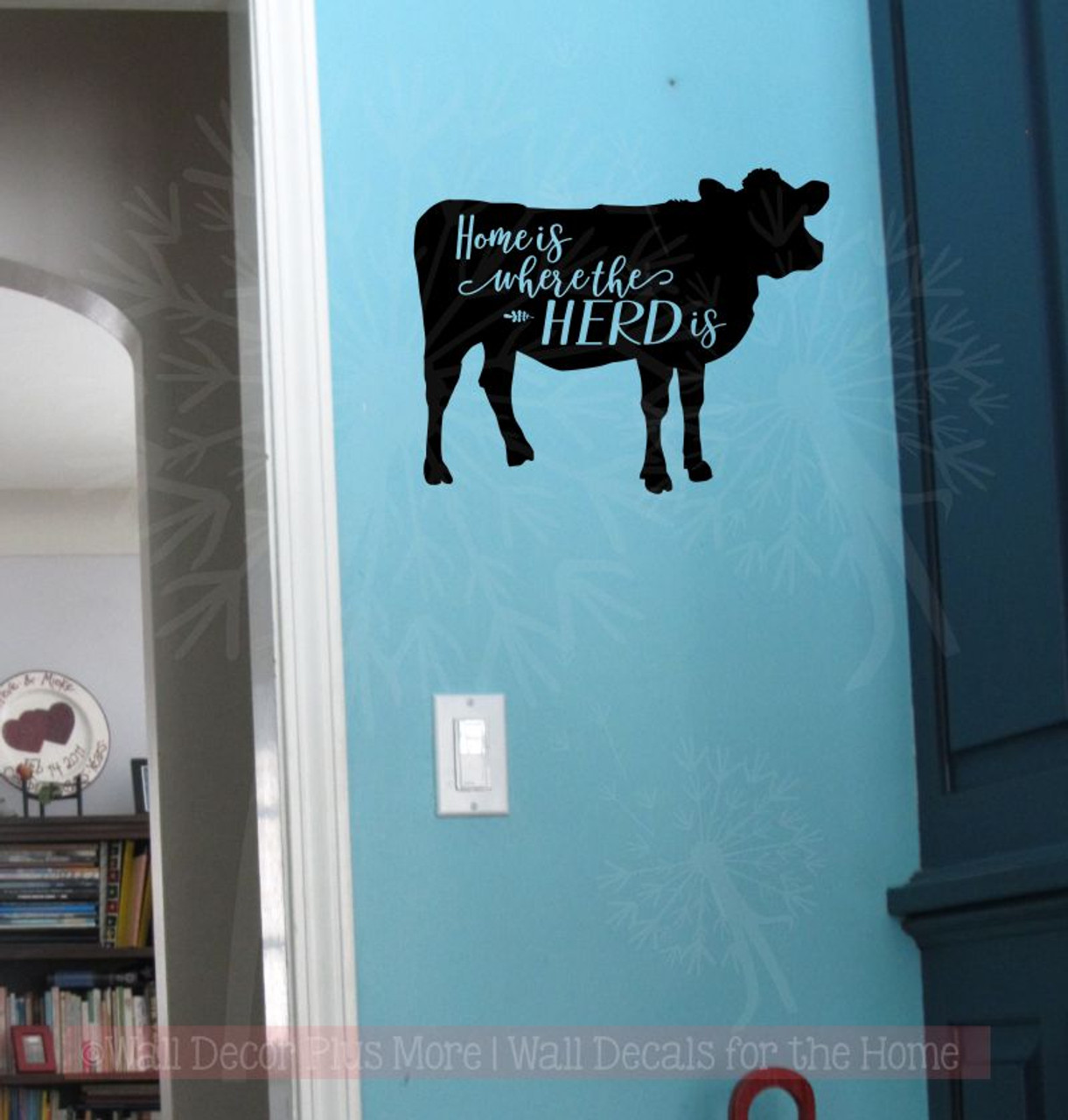 home herd vinyl decals wall art stickers quote cattle room decor