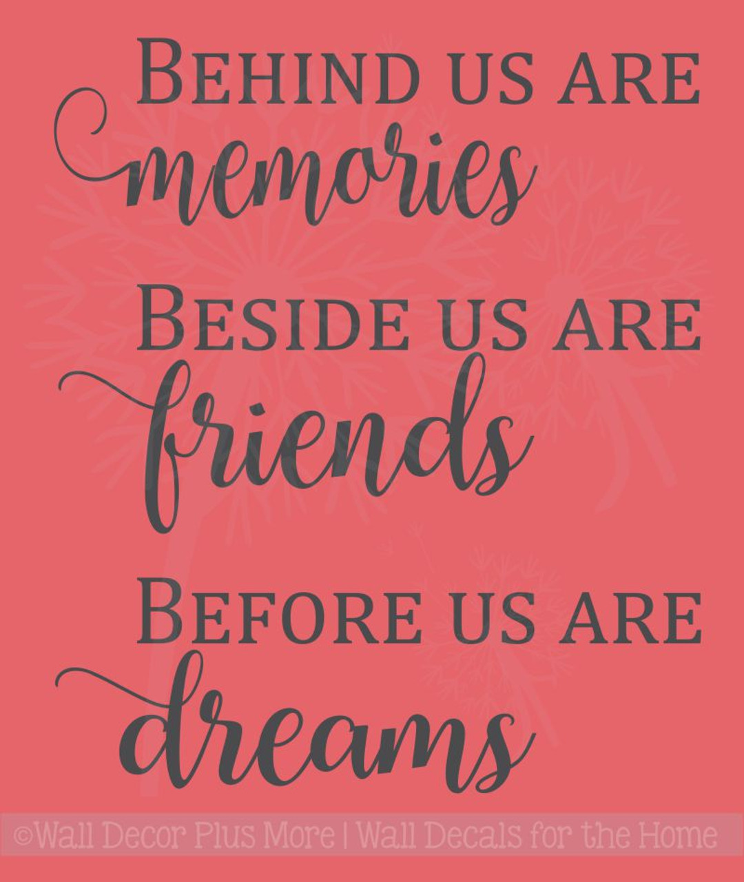 Bless This Home with Friends Vinyl Wall Decal Sticker Home Decor Family