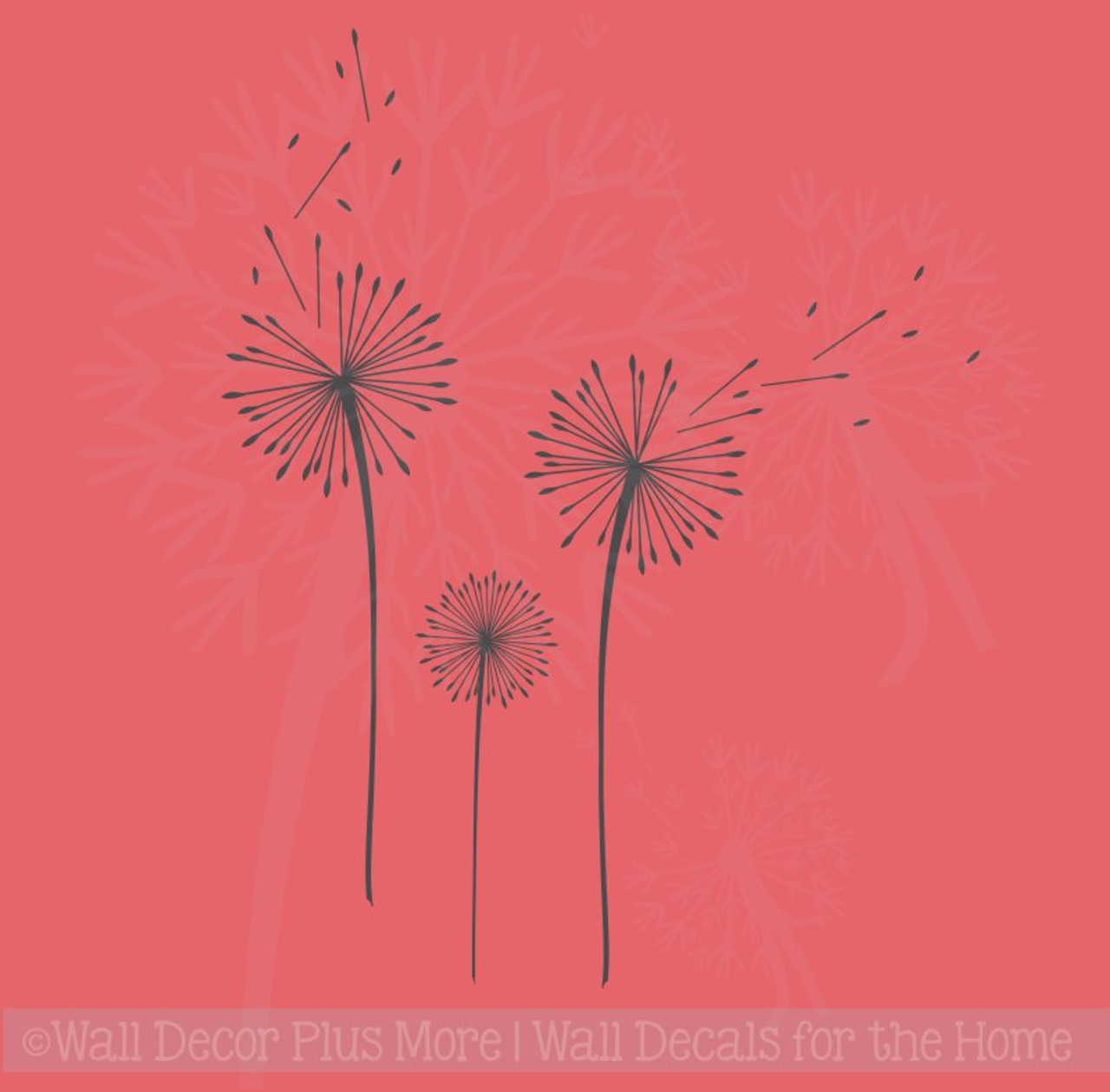 Dandelions Wall Decals Quotes May the Warm Winds Of Heaven Phrase Lettering Vinyl Sticker Living Room Bedroom Decor Interiors Art NN1