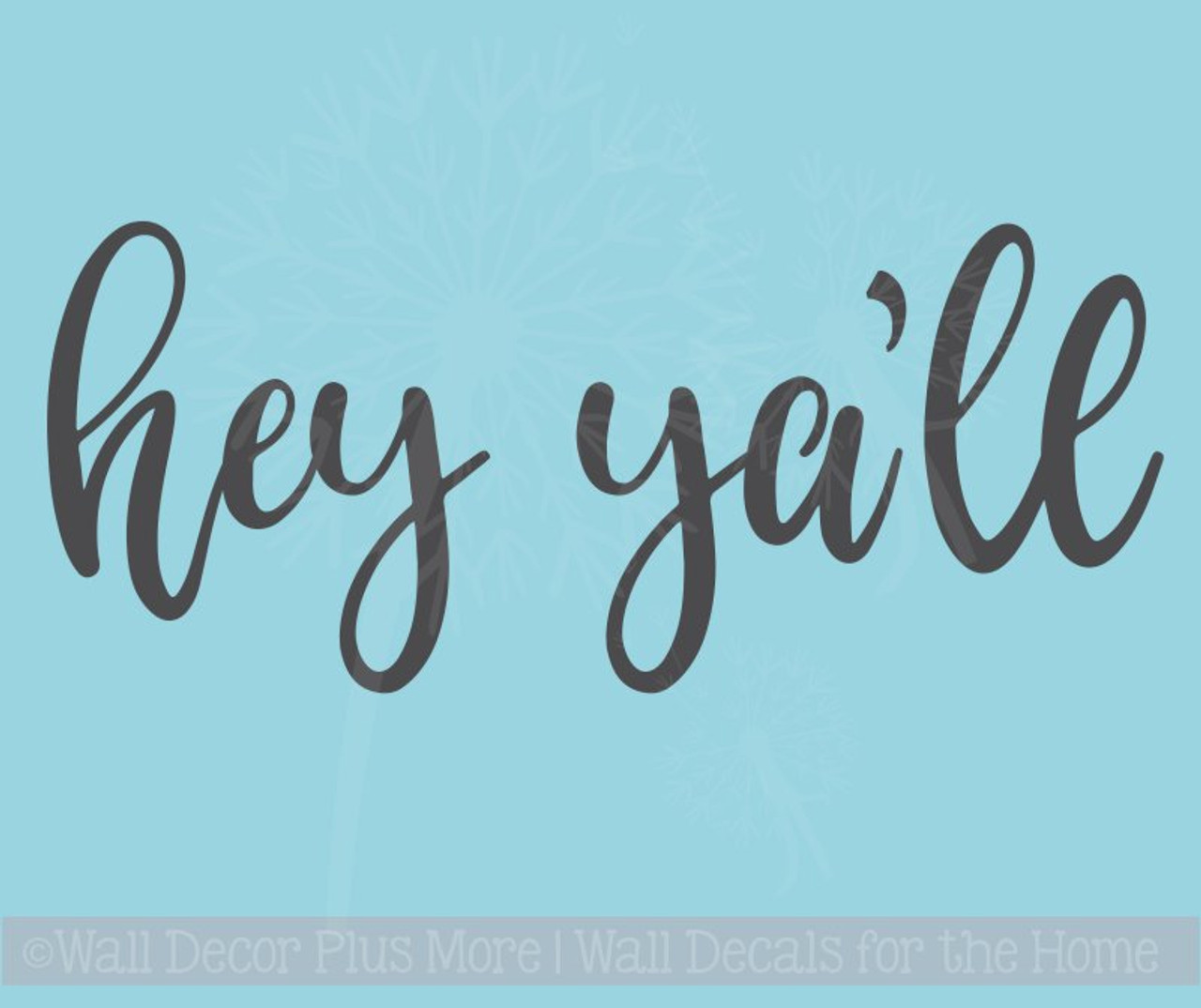 Hey Ya Ll Vinyl Letters Decals Wall Sticker Entry Home Farmhouse Decor