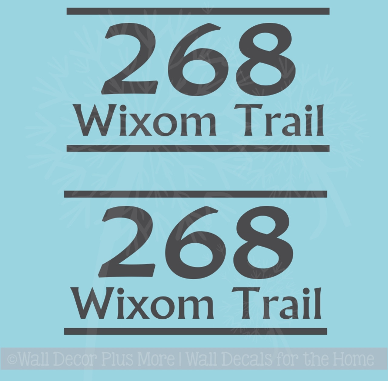 Numbers For Mailbox Custom Address Stickers Decals Lettering