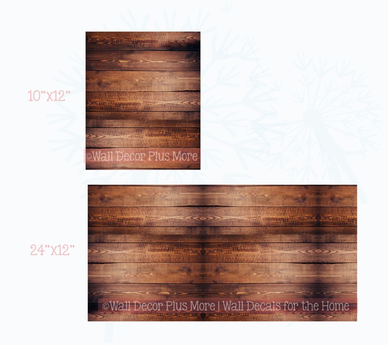 Printed Dark Walnut Wood Grain Vinyl Sticker SelfAdhesive Liner or