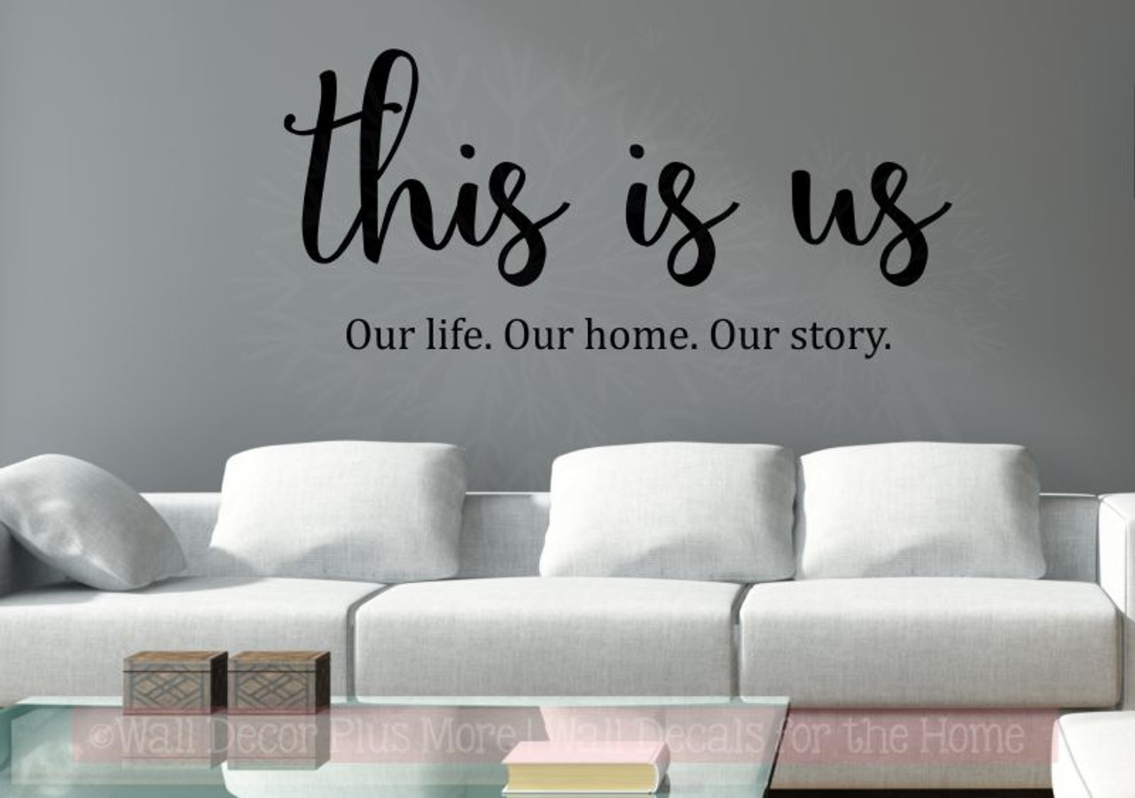 this is us kitchen wall decals vinyl lettering stickers for home decor