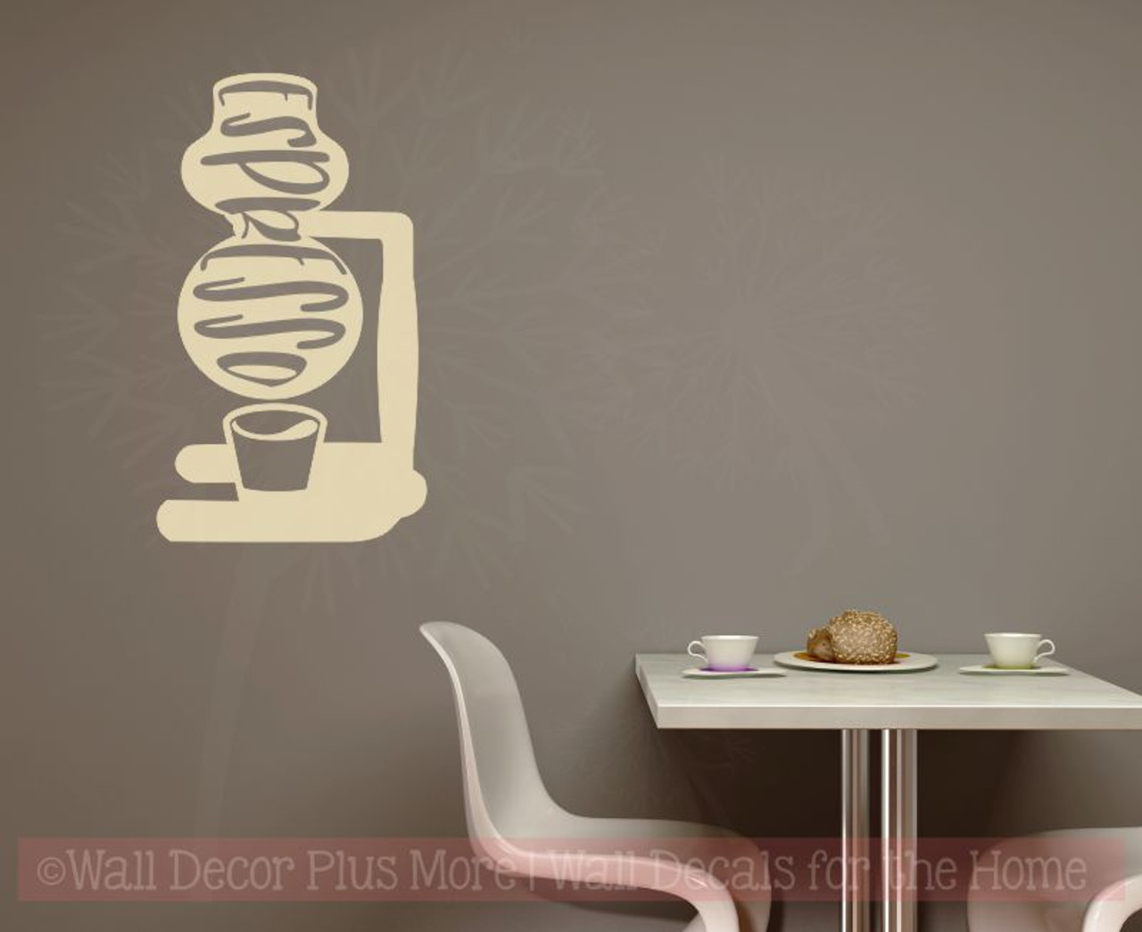 espresso kitchen wall decor stickers kitchenette coffee vinyl art