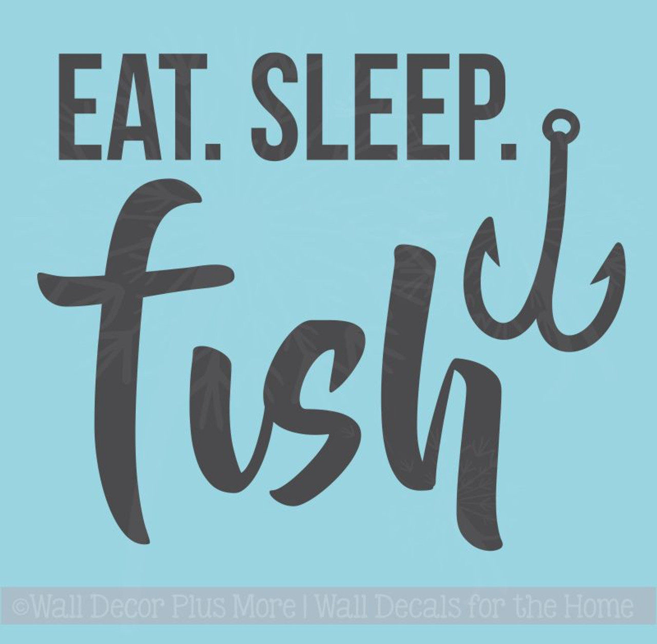 Eat Sleep Fish Fishing Car Decals Fisherman Window Sticker Vinyl Quote