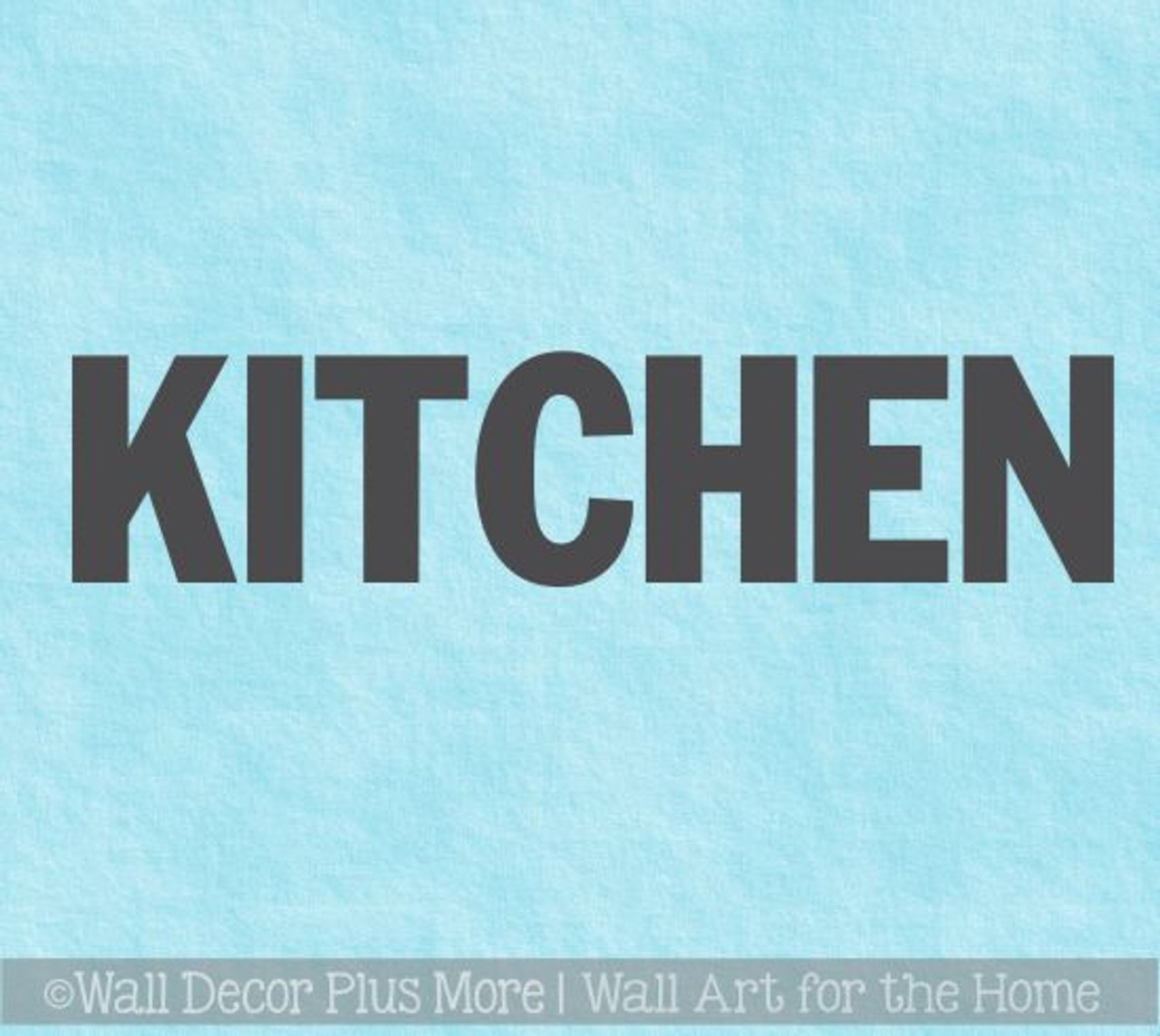 Kitchen Wall Decor Block Letters Vinyl Decals For Kitchen Home Decor