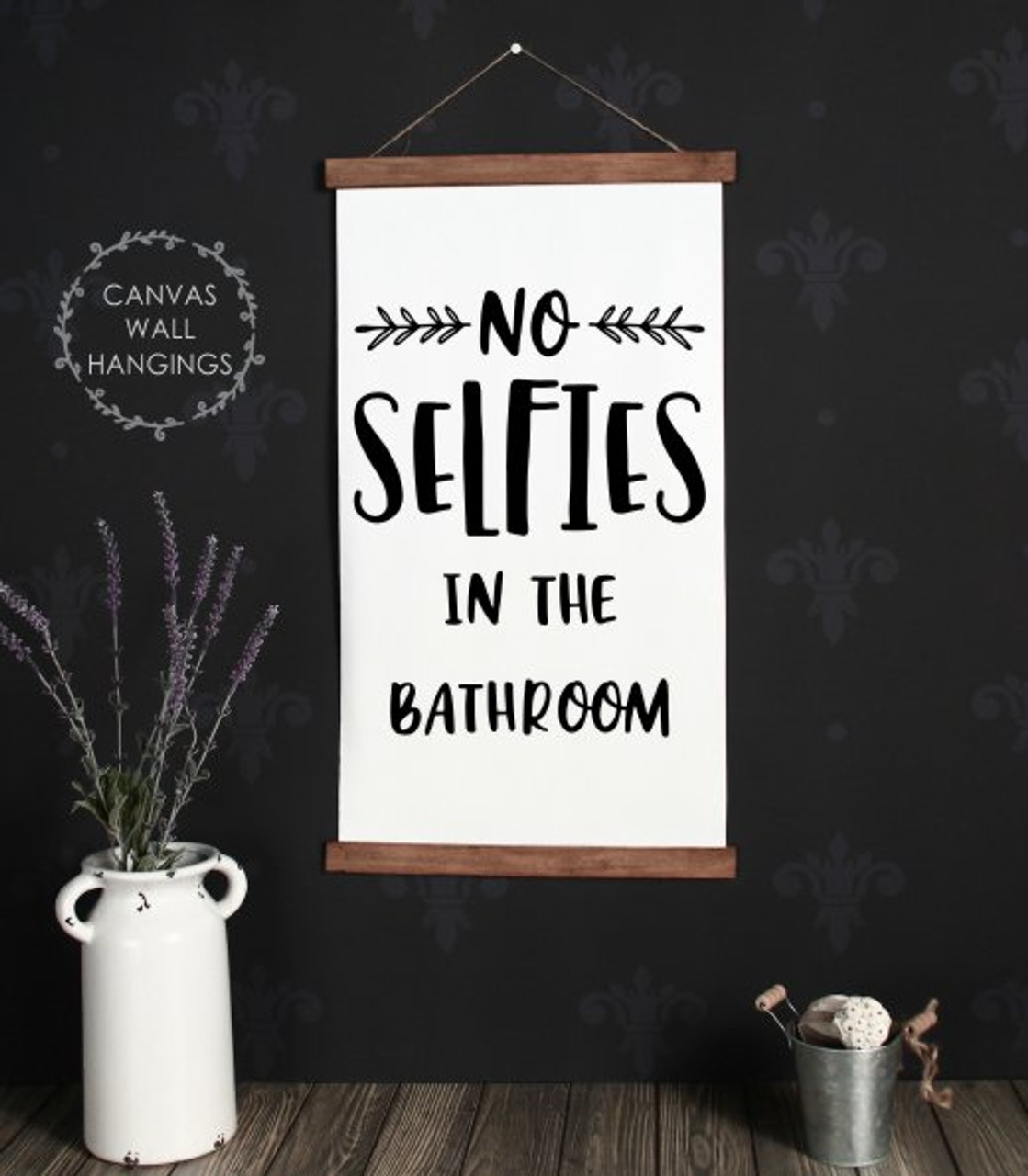 Home Garden Vintage Sea Life Home Decor Posters Prints No Selfies In The Bathroom Canvas Printed Wall Art For Home Bathroom Framed Art Revistaesmeril Com Br