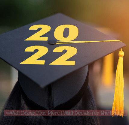 Graduation Hat Decoration Vinyl Decal 