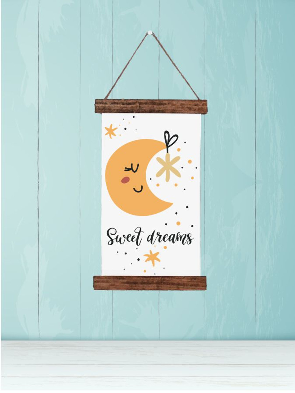 https://cdn11.bigcommerce.com/s-571px4/images/stencil/1280x1280/products/3722/18788/CWH0283_Canvas_Wall_Hanging_Kids_Bedroom_Nursery_Sweet_Dreams_Moon_Stars_Wall_Decor_Art_9x15_small_main__01229.1642649796.jpg?c=2