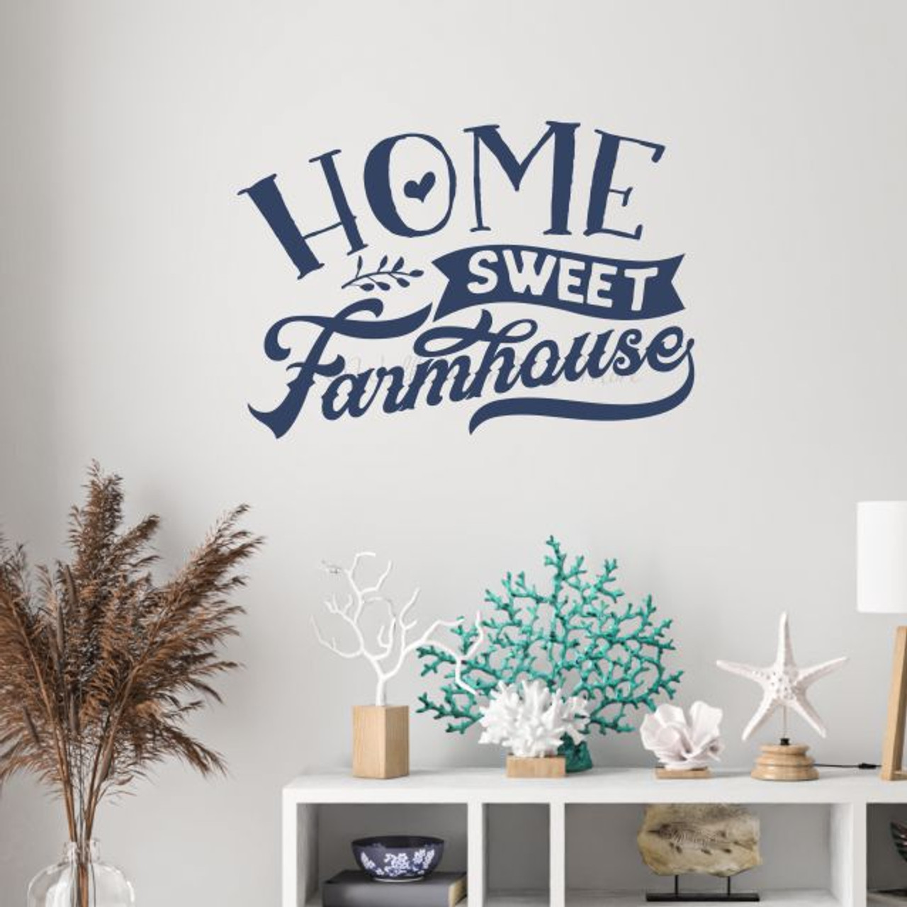Home Sweet Farmhouse Vinyl Lettering for Wall Decor