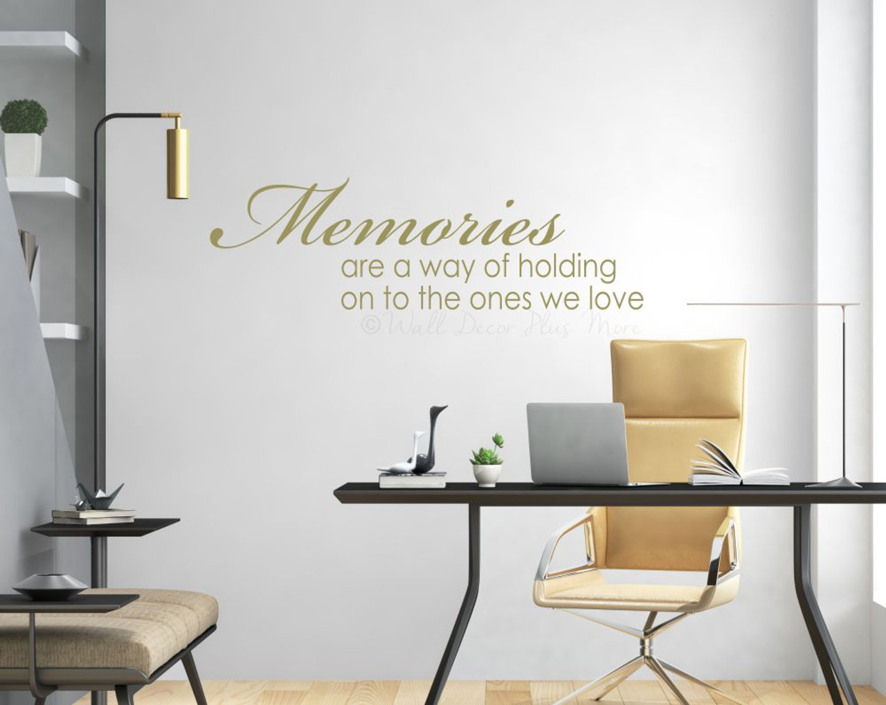 Memories Way Of Holding On To Memory Wall Decal Quote