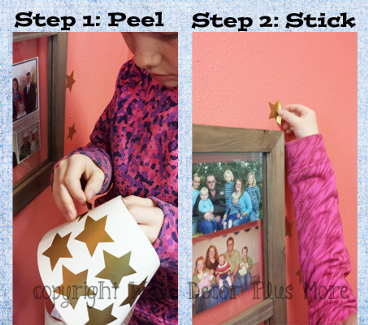 Gold Star Easy Peel Stickers