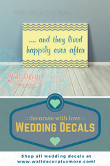 Wedding Decals: Decorate with Love