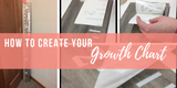 How to Put Together Your Vintage Ruler Growth Chart - Step by Step Tutorial & Video!