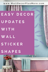 Wall Sticker Shapes for an Easy Update