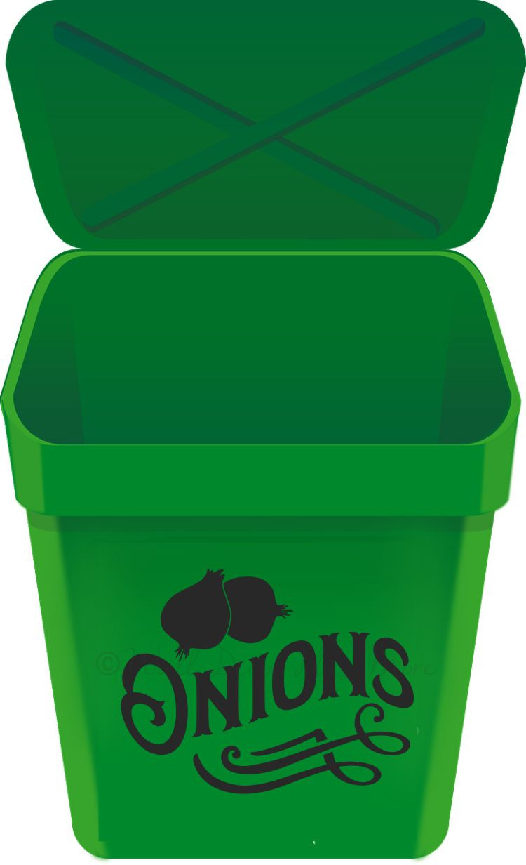 Bread Potatoes Onions Vinyl Stickers Label Kitchen Storage Wall Decals