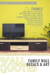 Express Who You are as a Family With Family Wall Decals