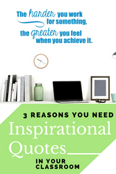 3 Reasons You Need Inspirational Quotes in Your Classroom