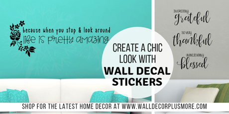 Create a Chic Look with Affordable Vinyl Wall Decal Stickers