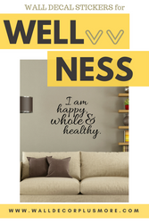 Keep Your Resolution to Get Healthy with These Inspirational Decals