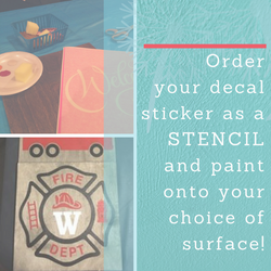 Imperfection is Beauty - Using Stencils in Home Decor