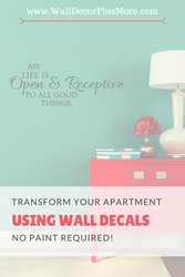 Transform Your Apartment or Rental Home With Wall Decals