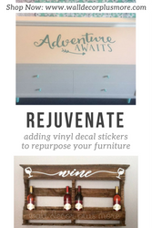 Floral Decal Stickers that work with your furniture