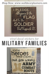 Military Wall Decor for Military Families