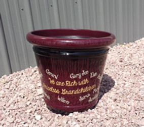 Mother's Day Gift Idea - Personalized Flower Pot for Grandma