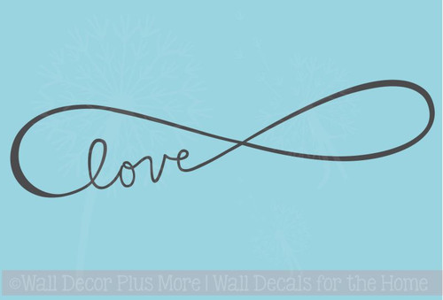 Infinity Love Wall Decals Art Vinyl Sticker For Master Bedroom Or Impressive Infinity Love Quotes Infinity Love Wall Decals Art Vinyl Sticker For Master Bedroom Or Impressive Infinity Love Quotes