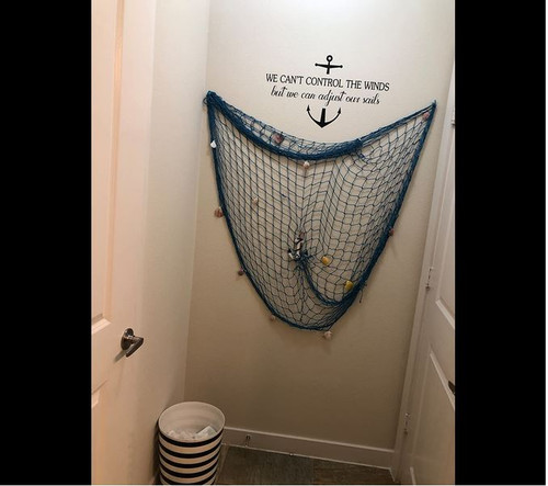 We Can Adjust Our Sails Nautical Inspirational Wall Decals Stickers Quotes customer photo Black