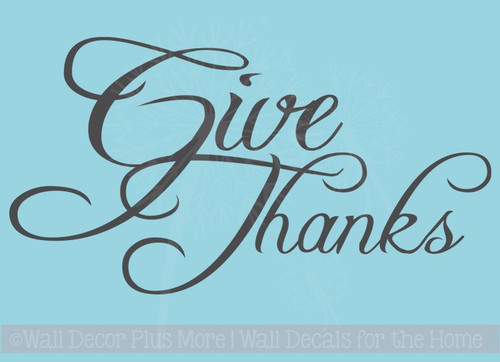 Give Thanks with Acorns and Leaves Wall Decals for Thanksgiving Day Decor